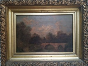 Obra: Paisaje crepuscular -  Desconocido