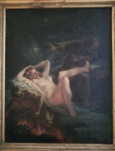 Obra: Las tentaciones de San Antonio - Nicols-Franois Octave Tassaert