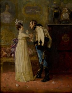 Obra: Escena galante - Salvador Snchez Barbudo