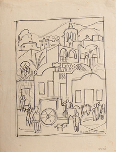 Obra: Dibujo - Rafael Barradas
