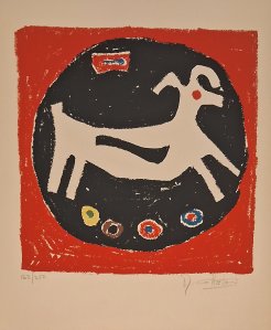 Obra: Representacin de un chivo corriendo - Ral Cattelani