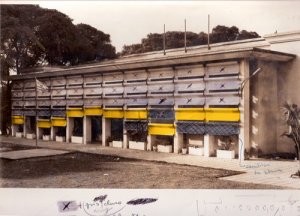 Obra: Boceto sobre la fachada por Clorindo Testa (c. 1970) - Clorindo Testa