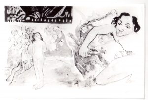 Obra: Fotografa de Dibujo realizado por Paul Gauguin.  - Paul Gauguin 