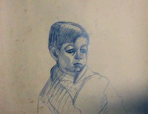 Obra: Retrato de nio - Petrona Viera