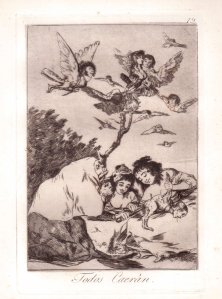 Obra: Todos caern - Francisco de Goya y Lucientes