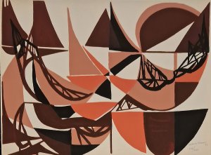 Obra: Barcas y Luna - Noelia Fierro