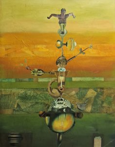 Obra: El gran salto - Hugo Longa