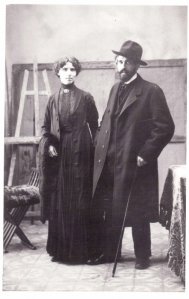 Obra: Foto de Joaqun Torres Garca y Manolita Pia, 1909, Barcelona - Joaqun Torres Garca