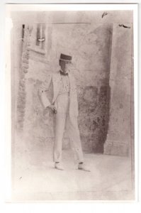 Obra: C.F. Sez en las calles de Roma (c.1898) - Carlos Federico Sez