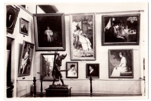 Obra: Fotograf�a de la Sala del Museo Nacional de Bellas Artes (ahora Museo Nacional de Artes Visuales, MNAV)  -  Desconocido